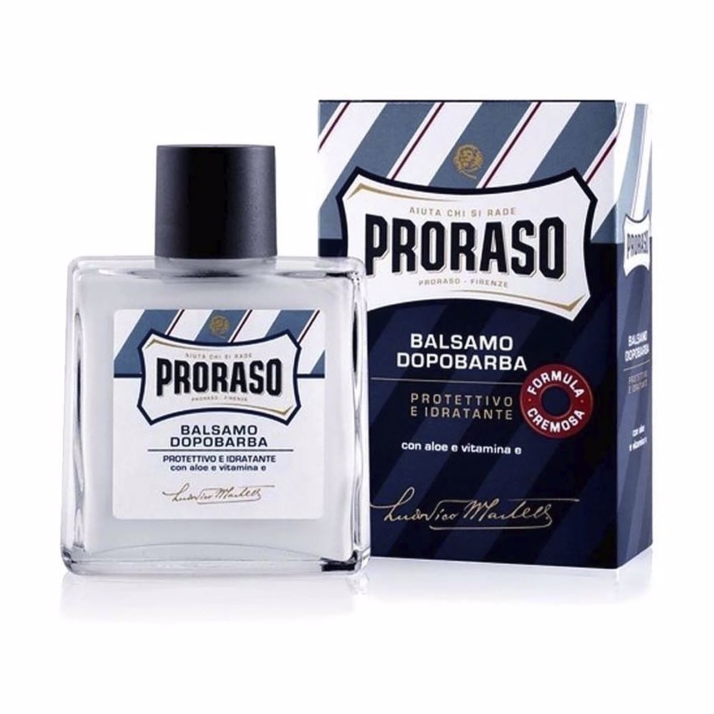 PRORASO BLUE bálsamo after-shave aloe y vitamina E 100 ml in , Facial Cosmetics by PRORASO. Merkmale: . Verfügbar bei ParfümReich.