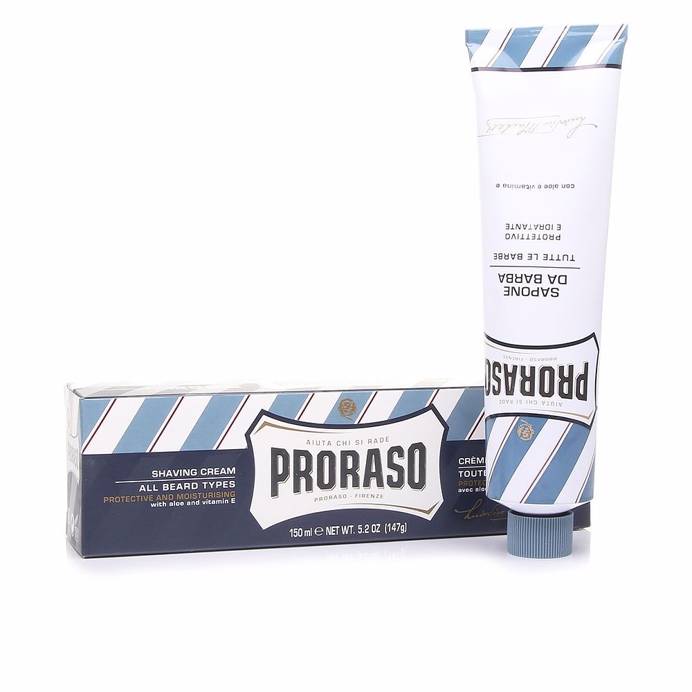 PRORASO BLUE crema de afeitar aloe y vitamina E 150 ml in , Facial Cosmetics by PRORASO. Merkmale: . Verfügbar bei ParfümReich.