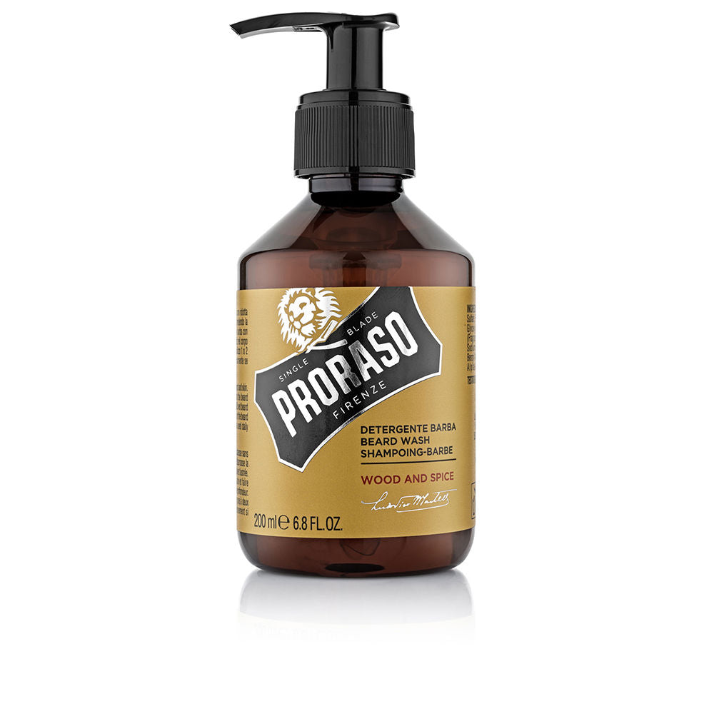 PRORASO WOOD AND SPICE beard shampoo in 200 ml , Facial Cosmetics by PRORASO. Merkmale: . Verfügbar bei ParfümReich.