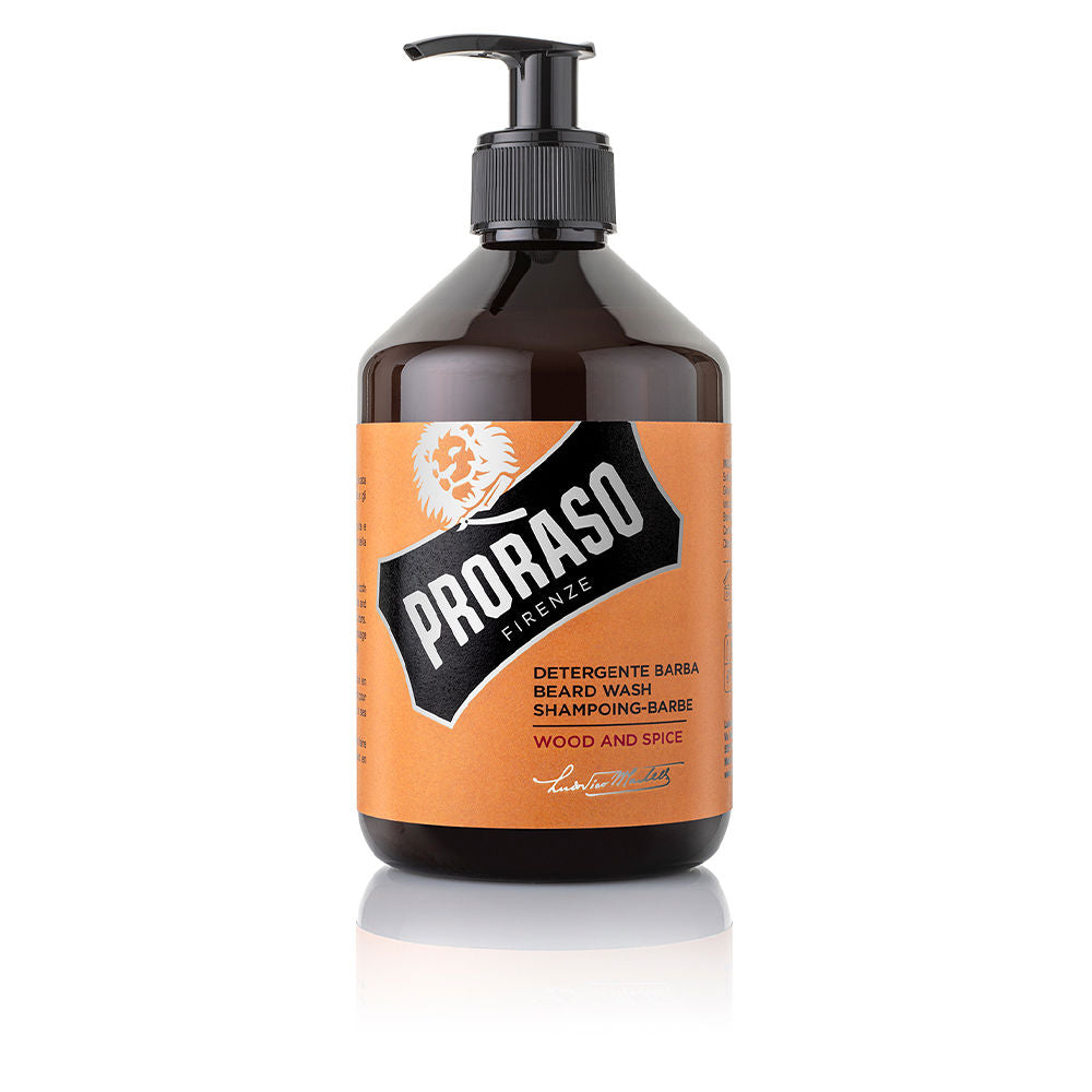 PRORASO WOOD AND SPICE beard shampoo in 500 ml , Facial Cosmetics by PRORASO. Merkmale: . Verfügbar bei ParfümReich.