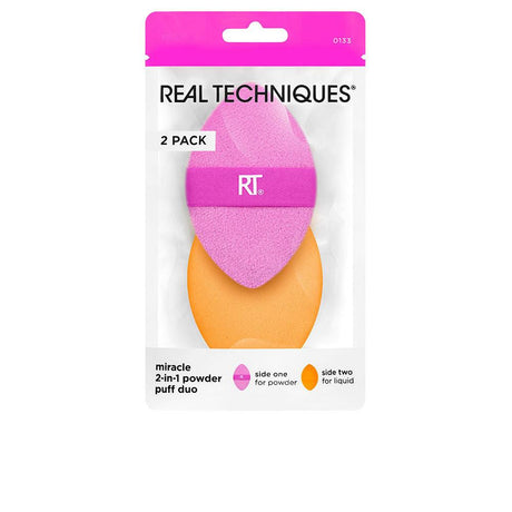 REAL TECHNIQUES MIRACLE 2 IN 1 powder puff duo 2 u in , Makeup by REAL TECHNIQUES. Merkmale: . Verfügbar bei ParfümReich.