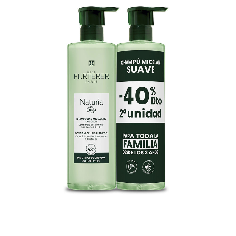 RENE FURTERER NATURIA ultra-gentle micellar shampoo without sulfates pack 2 x 400 ml in , Hair by RENE FURTERER. Merkmale: . Verfügbar bei ParfümReich.