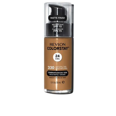 REVLON MASS MARKET COLORSTAY foundation combination/oily skin in Natural Tan (330) , Makeup by REVLON MASS MARKET. Merkmale: . Verfügbar bei ParfümReich.