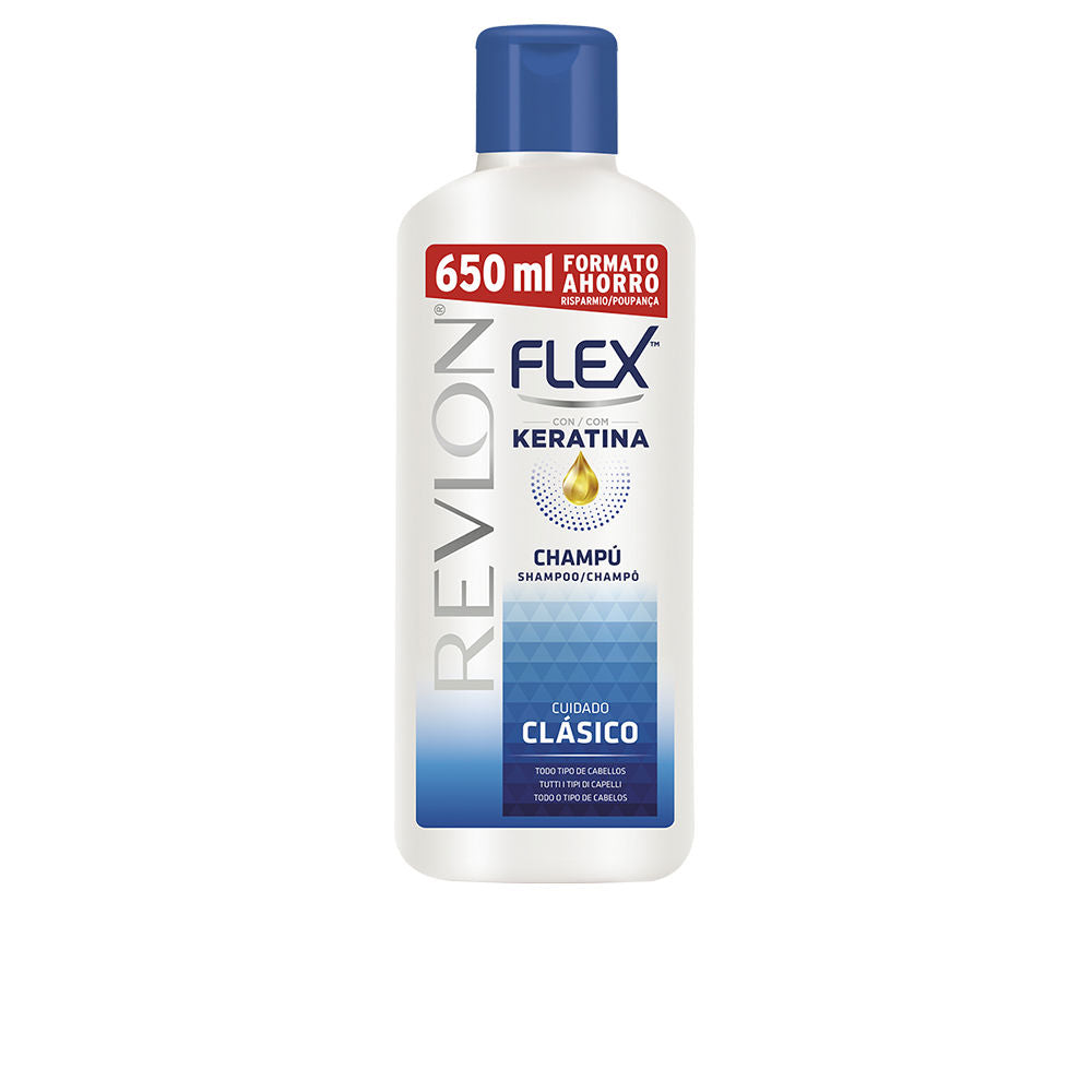 REVLON MASS MARKET FLEX KERATIN classic care shampoo 650 ml in , Hair by REVLON MASS MARKET. Merkmale: . Verfügbar bei ParfümReich.