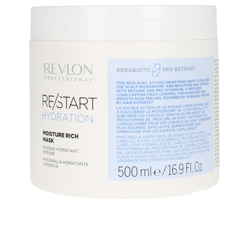 REVLON RE-START hydratation rich mask 500 ml in , Hair by REVLON. Merkmale: . Verfügbar bei ParfümReich.