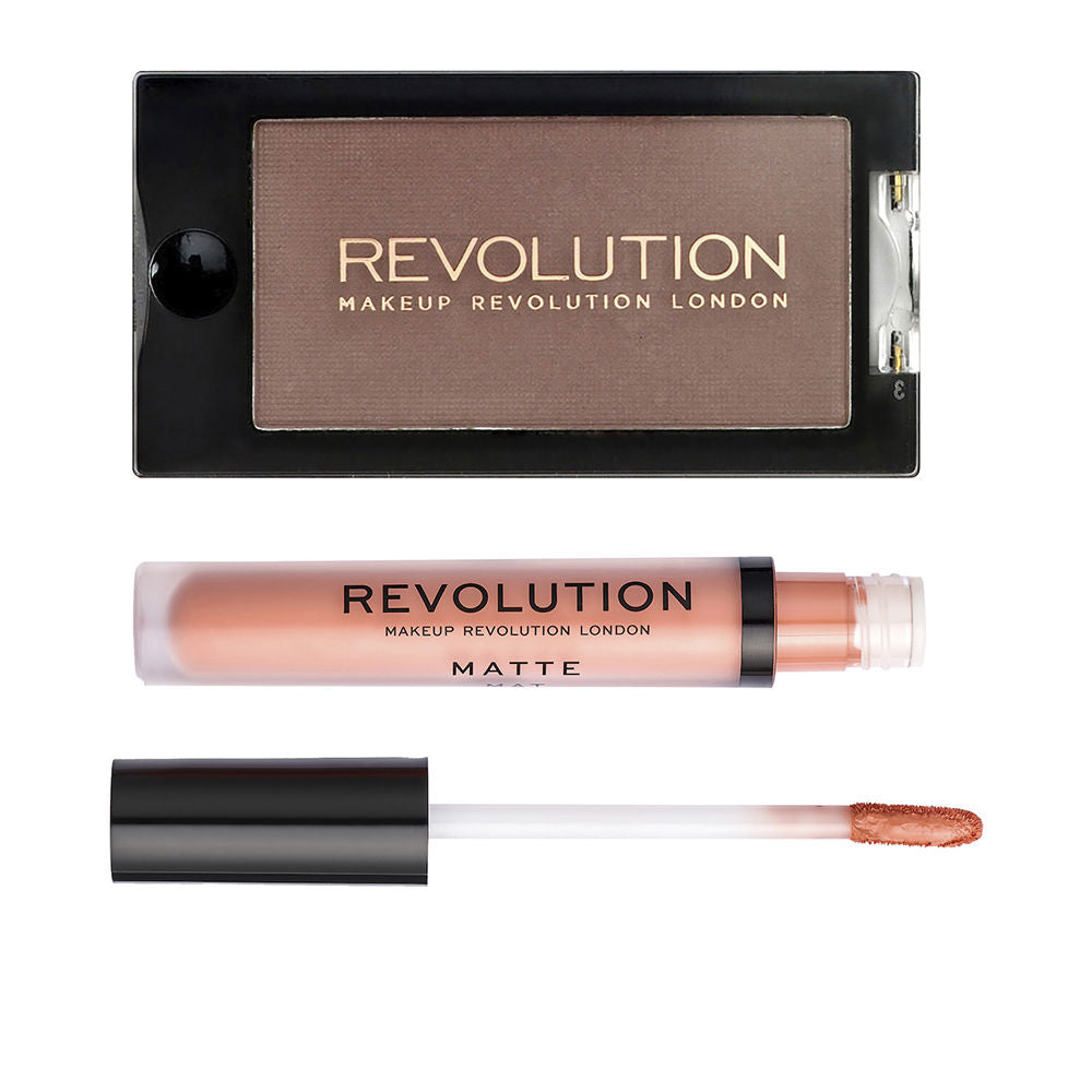 REVOLUTION MAKE UP EYESHADOWS &amp; LIPSTICK SET LOT 2 pcs in , Makeup by REVOLUTION MAKE UP. Merkmale: . Verfügbar bei ParfümReich.