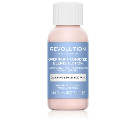 REVOLUTION SKINCARE OVERNIGHT TARGETED BLEMISH LOTION calamine &amp; salicylic acid 30 ml in , Facial Cosmetics by REVOLUTION SKINCARE. Merkmale: . Verfügbar bei ParfümReich.
