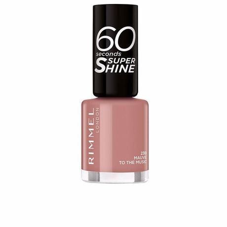 RIMMEL LONDON 60 SECONDS SUPER SHINE nail polish 8 ml in 230-Mouve To The Music , Makeup by RIMMEL LONDON. Merkmale: . Verfügbar bei ParfümReich.