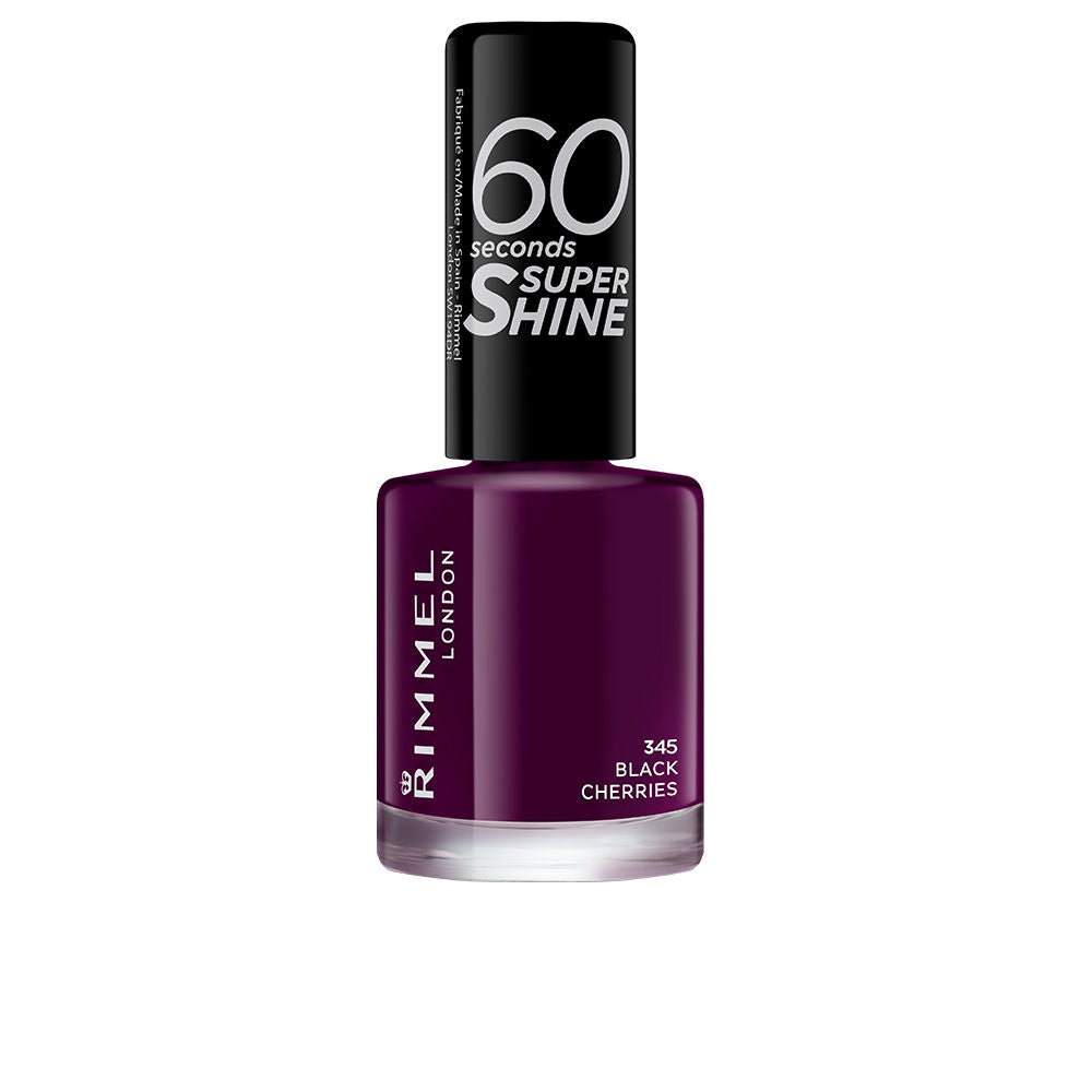 RIMMEL LONDON 60 SECONDS SUPER SHINE nail polish 8 ml in Black Cherries , Makeup by RIMMEL LONDON. Merkmale: . Verfügbar bei ParfümReich.