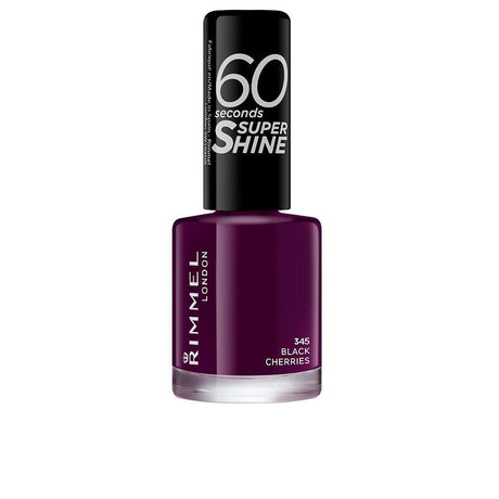 RIMMEL LONDON 60 SECONDS SUPER SHINE nail polish 8 ml in 345-Black Cherries , Makeup by RIMMEL LONDON. Merkmale: . Verfügbar bei ParfümReich.