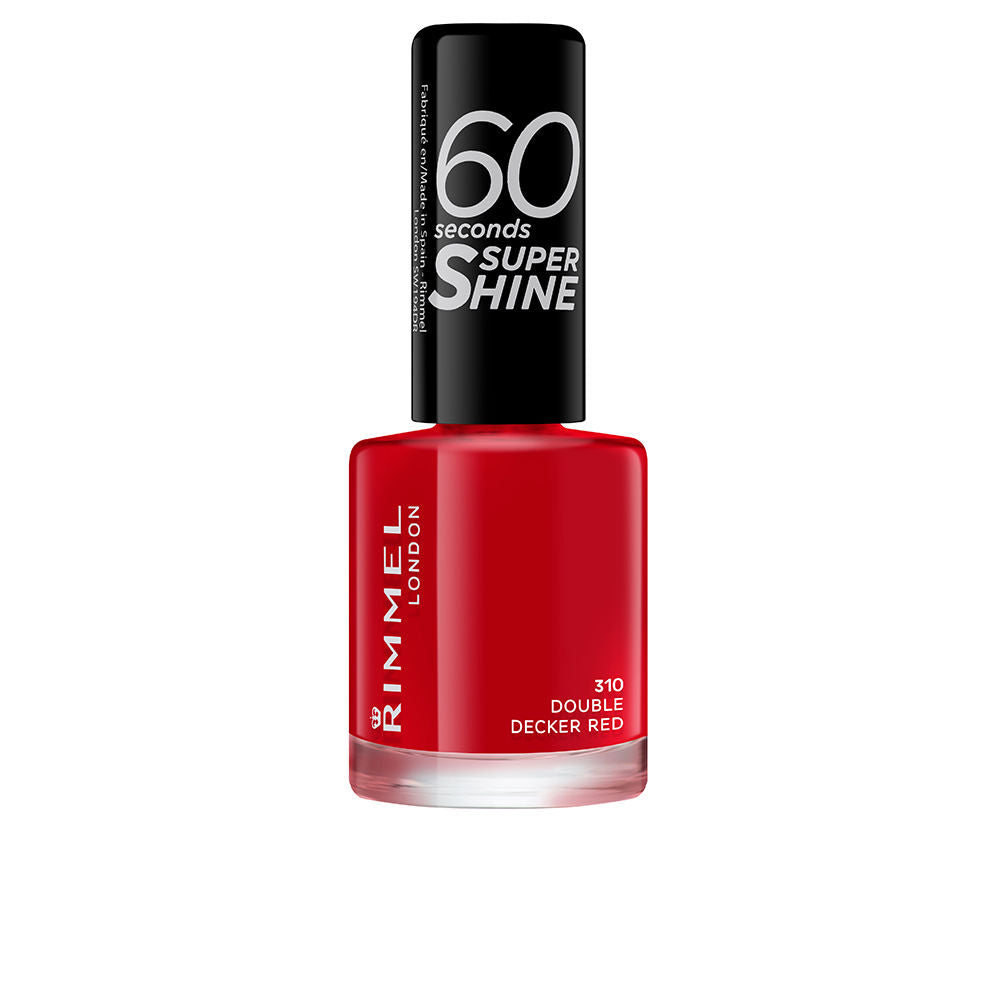 RIMMEL LONDON 60 SECONDS SUPER SHINE nail polish 8 ml in Double Decker Red , Makeup by RIMMEL LONDON. Merkmale: . Verfügbar bei ParfümReich.