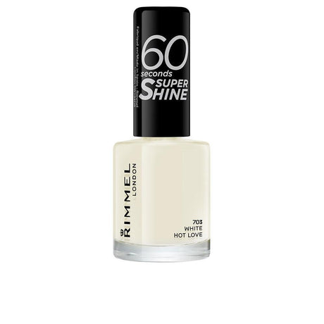 RIMMEL LONDON 60 SECONDS SUPER SHINE nail polish 8 ml in 703 White Hot Love , Makeup by RIMMEL LONDON. Merkmale: . Verfügbar bei ParfümReich.