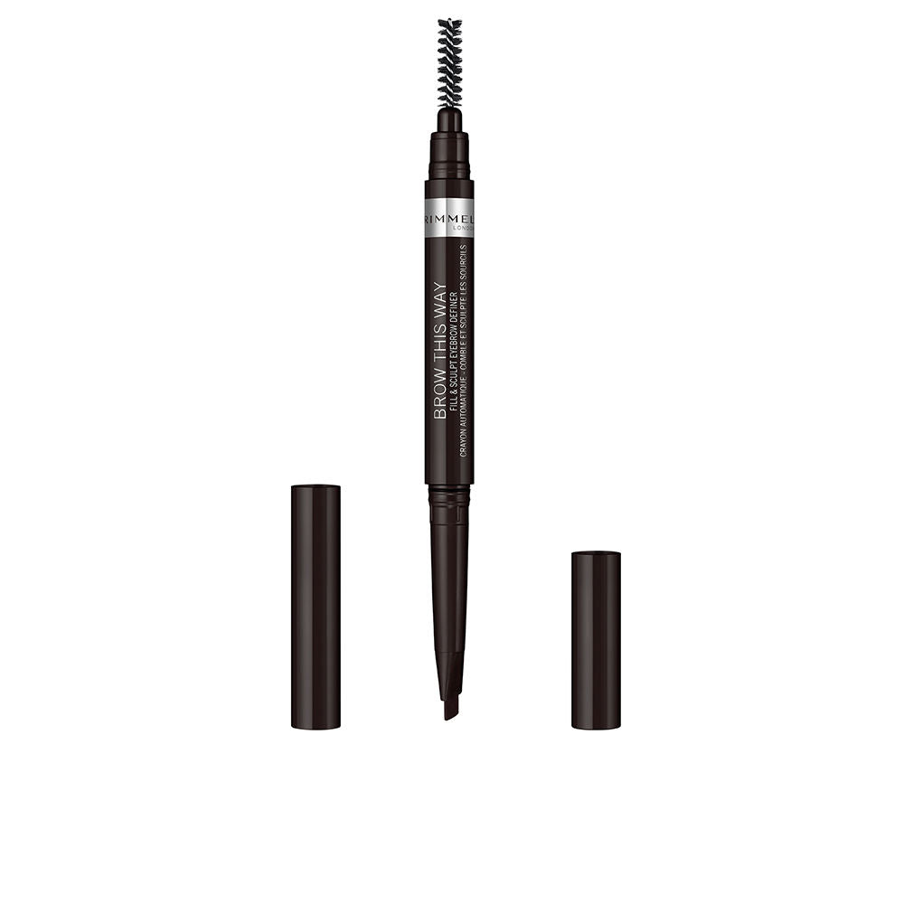 RIMMEL LONDON BROW THIS WAY eyebrow pencil 0.25 gr in Soft Black , Makeup by RIMMEL LONDON. Merkmale: . Verfügbar bei ParfümReich.