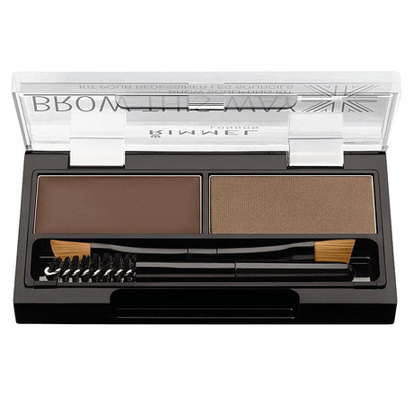 RIMMEL LONDON BROW THIS WAY eyebrow sculpting kit in 002 Medium Brown , Makeup by RIMMEL LONDON. Merkmale: . Verfügbar bei ParfümReich.