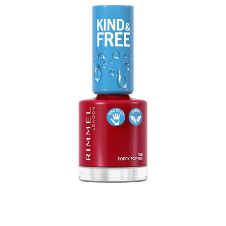 RIMMEL LONDON KIND & FREE nail polish in 156-Poppy Pop Red , Makeup by RIMMEL LONDON. Merkmale: . Verfügbar bei ParfümReich.
