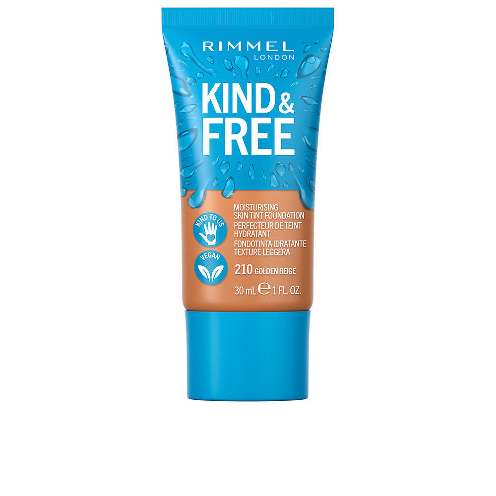 RIMMEL LONDON KIND & FREE skin tint foundation in Golden Beige , Makeup by RIMMEL LONDON. Merkmale: . Verfügbar bei ParfümReich.