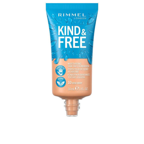 RIMMEL LONDON KIND & FREE skin tint foundation in 010-Rose Ivory , Makeup by RIMMEL LONDON. Merkmale: . Verfügbar bei ParfümReich.