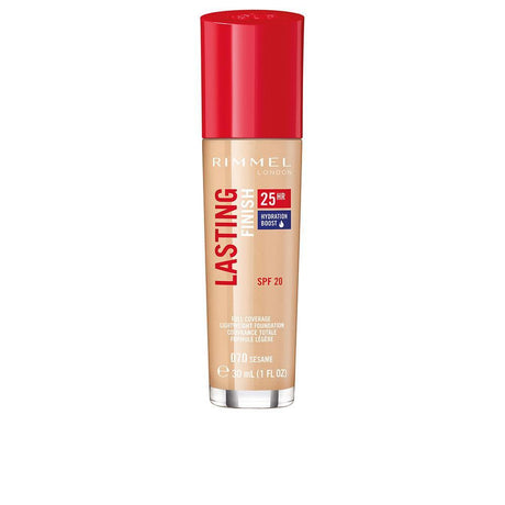 RIMMEL LONDON LASTING FINISH Foundation 30 ml in 070: Sesame , Makeup by RIMMEL LONDON. Merkmale: . Verfügbar bei ParfümReich.