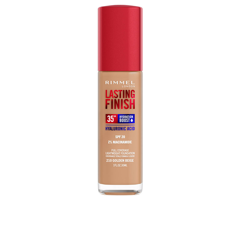 RIMMEL LONDON LASTING FINISH hydration boost SPF20 30 ml in Golden Beige , Makeup by RIMMEL LONDON. Merkmale: . Verfügbar bei ParfümReich.