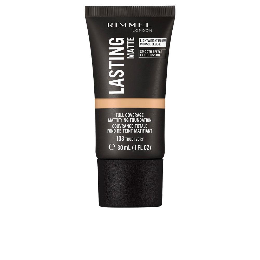 RIMMEL LONDON LASTING MATTE foundation 30 ml in True Ivory-103 , Makeup by RIMMEL LONDON. Merkmale: . Verfügbar bei ParfümReich.