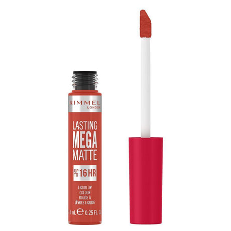 RIMMEL LONDON LASTING MEGA MATTE liquid lip color 7,4 ml in scarlet flames , Makeup by RIMMEL LONDON. Merkmale: . Verfügbar bei ParfümReich.