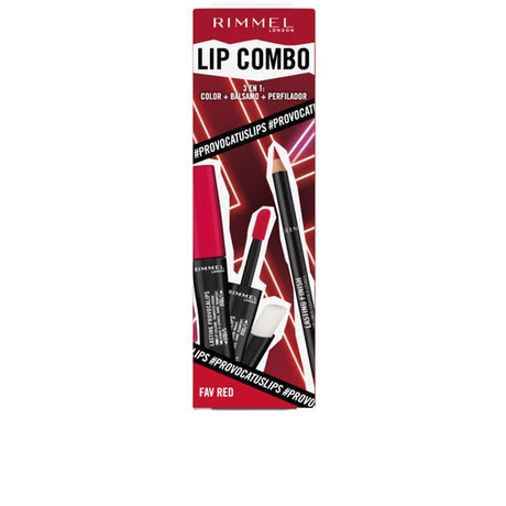 RIMMEL LONDON LIP COMBO PROVOCALIPS LOT in Fav Red , Makeup by RIMMEL LONDON. Merkmale: . Verfügbar bei ParfümReich.