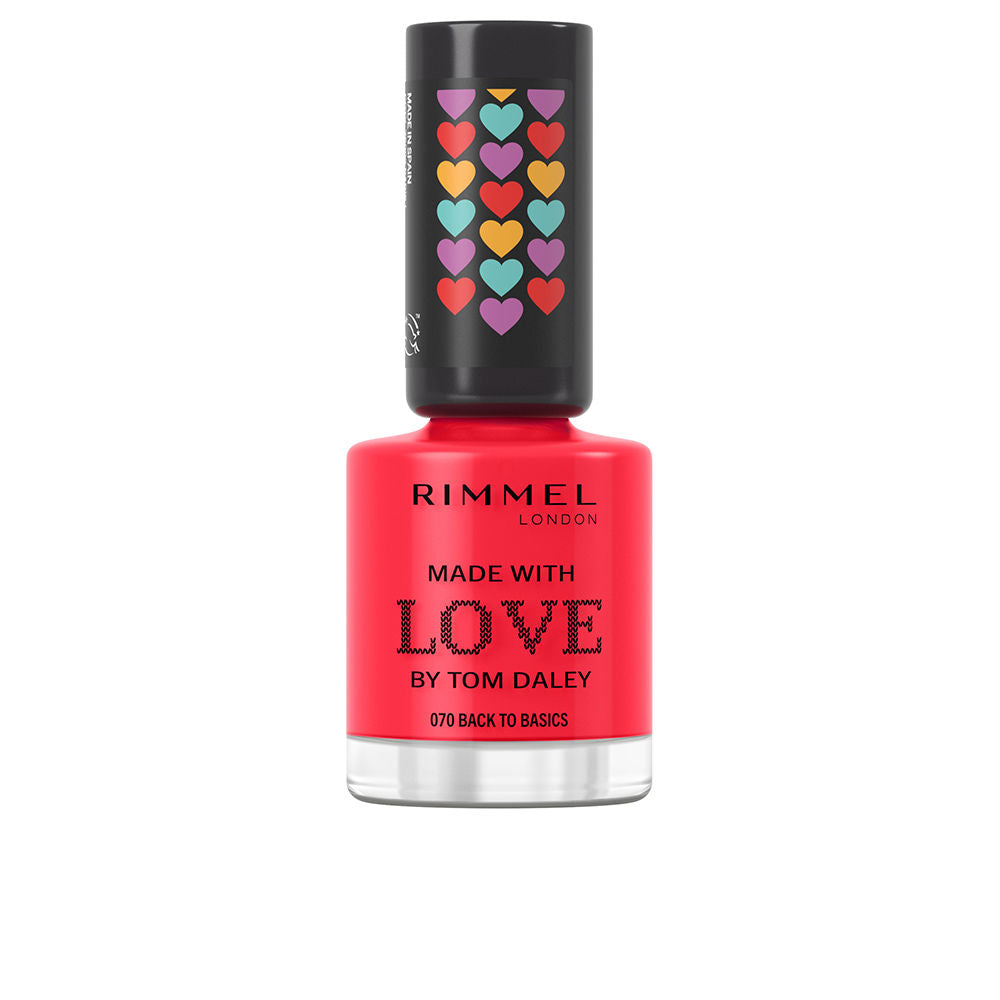 RIMMEL LONDON MADE WITH LOVE by Tom Daley nail polish 8 ml in Coralicious , Makeup by RIMMEL LONDON. Merkmale: . Verfügbar bei ParfümReich.