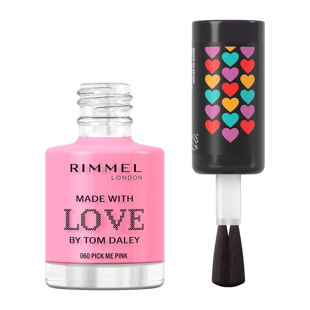 RIMMEL LONDON MADE WITH LOVE by Tom Daley nail polish 8 ml in Pick Me Pink , Makeup by RIMMEL LONDON. Merkmale: . Verfügbar bei ParfümReich.