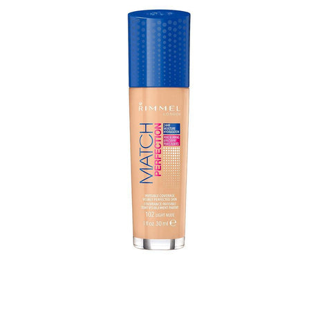RIMMEL LONDON MATCH PERFECTION foundation in Light Nude-102 , Makeup by RIMMEL LONDON. Merkmale: . Verfügbar bei ParfümReich.