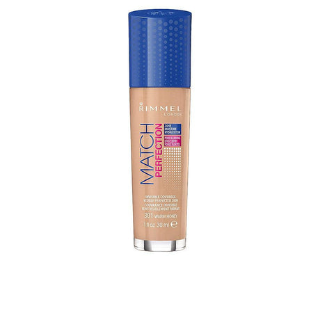 RIMMEL LONDON MATCH PERFECTION foundation in 25-Warm Honey , Makeup by RIMMEL LONDON. Merkmale: . Verfügbar bei ParfümReich.