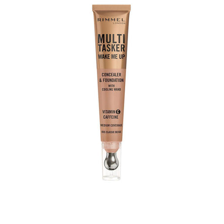 RIMMEL LONDON MULTITASKER WAKE ME UP concealer and foundation 20 ml in 055-Classic Beige , Makeup by RIMMEL LONDON. Merkmale: . Verfügbar bei ParfümReich.