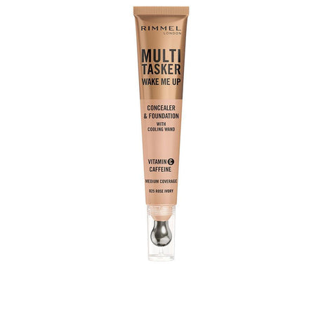 RIMMEL LONDON MULTITASKER WAKE ME UP concealer and foundation 20 ml in 025-Rose Ivory , Makeup by RIMMEL LONDON. Merkmale: . Verfügbar bei ParfümReich.