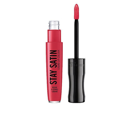 RIMMEL LONDON STAY SATIN liquid lip color 5.5 ml in 600-scrunchie , Makeup by RIMMEL LONDON. Merkmale: . Verfügbar bei ParfümReich.