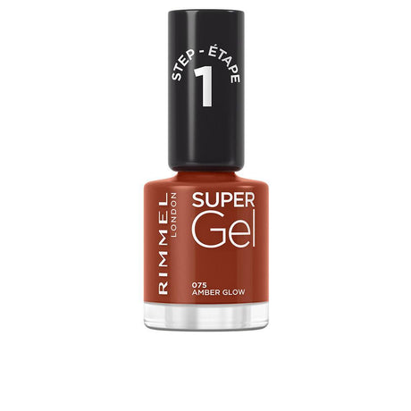 RIMMEL LONDON SUPER GEL nail polish 12 ml in 075-amber glow , Makeup by RIMMEL LONDON. Merkmale: . Verfügbar bei ParfümReich.