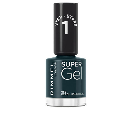 RIMMEL LONDON SUPER GEL nail polish 12 ml in 068-Beach House Blue , Makeup by RIMMEL LONDON. Merkmale: . Verfügbar bei ParfümReich.