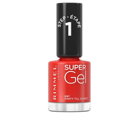 RIMMEL LONDON SUPER GEL nail polish 12 ml in 97-party till sunset , Makeup by RIMMEL LONDON. Merkmale: . Verfügbar bei ParfümReich.