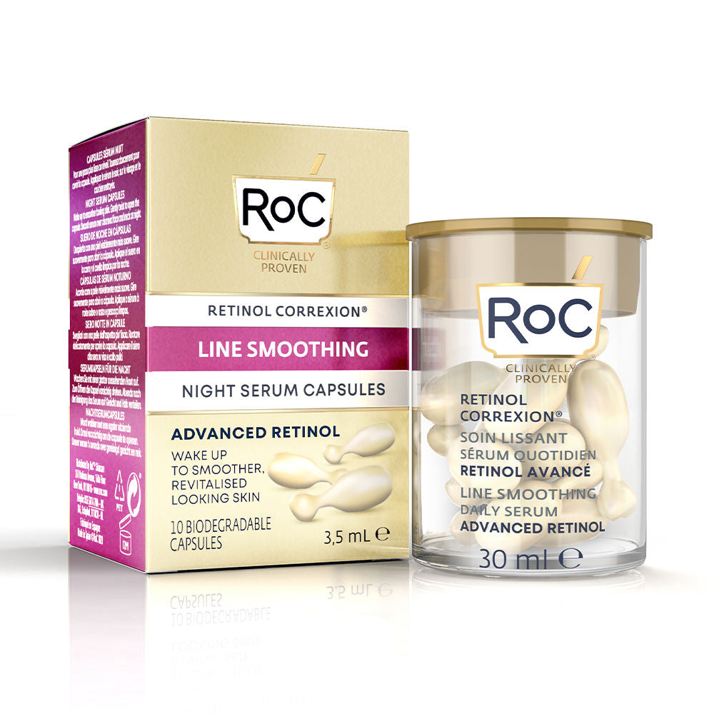 ROC LINE SMOOTHING night serum capsules 10 u in , Facial Cosmetics by ROC. Merkmale: . Verfügbar bei ParfümReich.