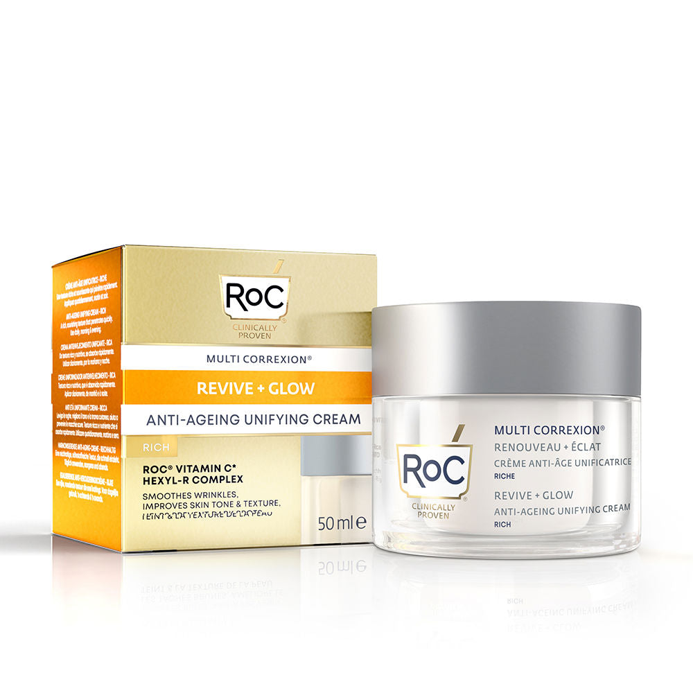 ROC REVIVE + GLOW crema unificadora 50 ml in , Facial Cosmetics by ROC. Merkmale: . Verfügbar bei ParfümReich.