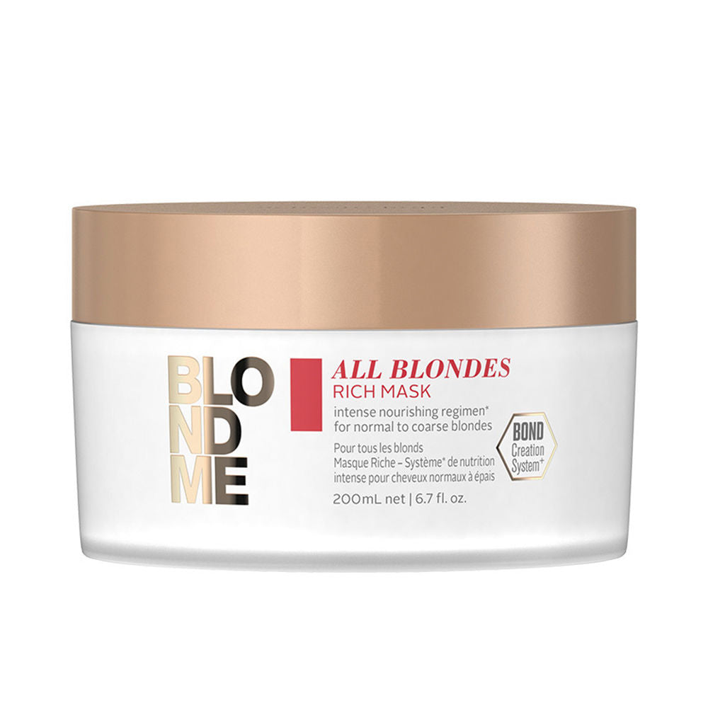 SCHWARZKOPF Blond Me All Blondes Rich Mask 200 ml in , Hair by SCHWARZKOPF. Merkmale: . Verfügbar bei ParfümReich.