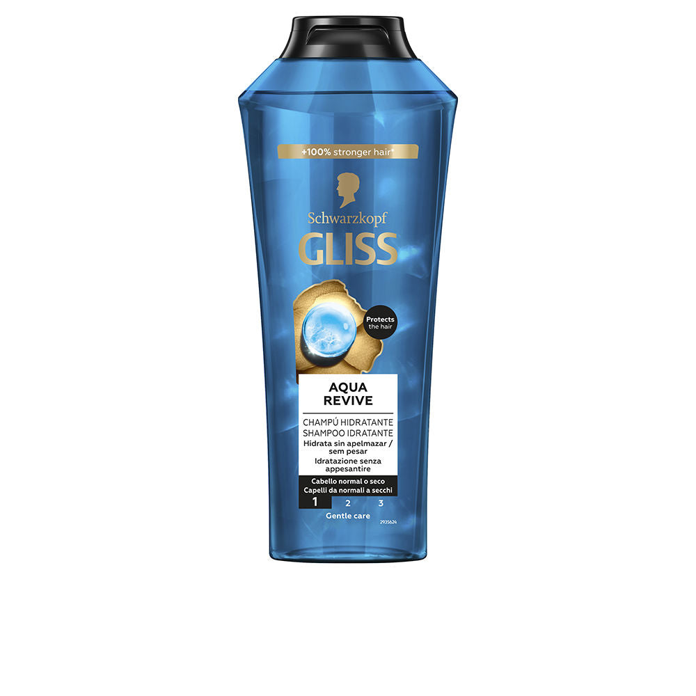 SCHWARZKOPF MASS MARKET GLISS AQUA REVIVE moisturizing shampoo in 400 ml , Hair by SCHWARZKOPF MASS MARKET. Merkmale: . Verfügbar bei ParfümReich.