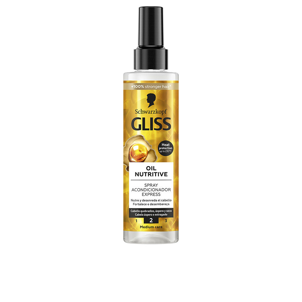 SCHWARZKOPF MASS MARKET GLISS OIL NUTRITIVE conditioner spray 200 ml in , Hair by SCHWARZKOPF MASS MARKET. Merkmale: . Verfügbar bei ParfümReich.