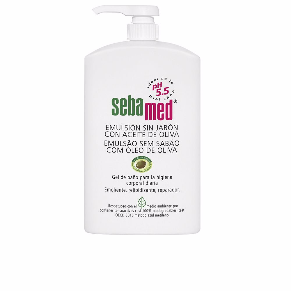 SEBAMED SOAP-FREE EMULSION bath gel with olive oil in 1000 ml , Hygiene by SEBAMED. Merkmale: . Verfügbar bei ParfümReich.