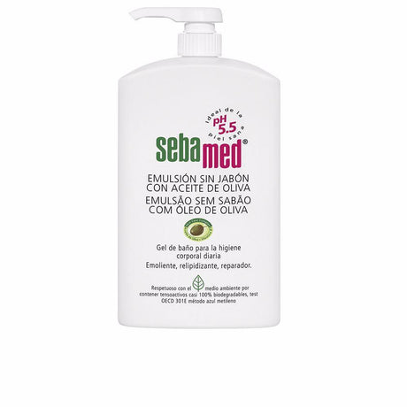 SEBAMED SOAP-FREE EMULSION bath gel with olive oil in 1000 ml , Hygiene by SEBAMED. Merkmale: . Verfügbar bei ParfümReich.