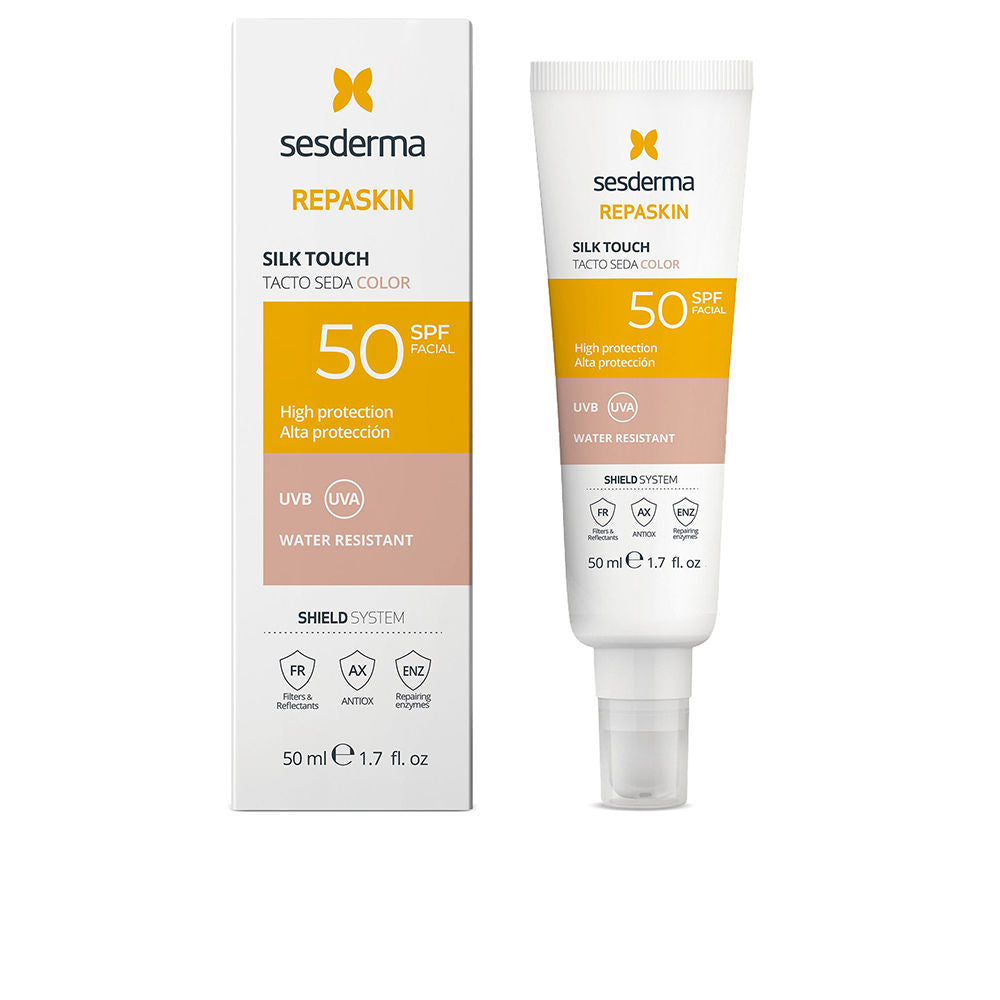 SESDERMA REPASKIN FACIAL silk touch with color SPF50 50 ml in , Sun Care by SESDERMA. Merkmale: . Verfügbar bei ParfümReich.