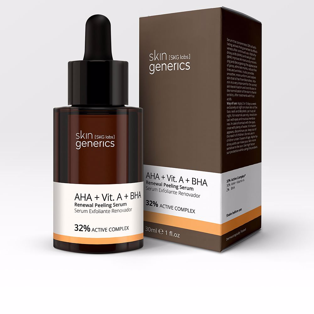 SKIN GENERICS AHA + VIT A + BHA 32% renewal peeling serum 30 ml in , Facial Cosmetics by SKIN GENERICS. Merkmale: . Verfügbar bei ParfümReich.