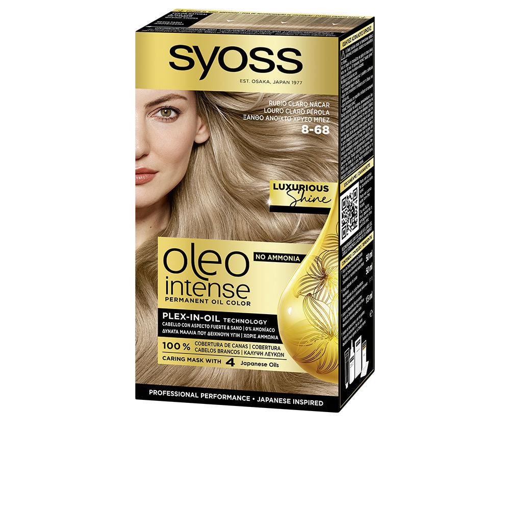 SYOSS OLEO INTENSE ammonia-free dye in Light Mother-of-Pearl Blonde , Hair by SYOSS. Merkmale: . Verfügbar bei ParfümReich.