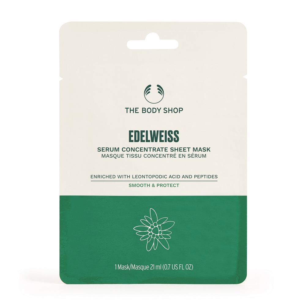 THE BODY SHOP EDELWEISS serum concentrate sheet mask 1 u in , Facial Cosmetics by THE BODY SHOP. Merkmale: . Verfügbar bei ParfümReich.