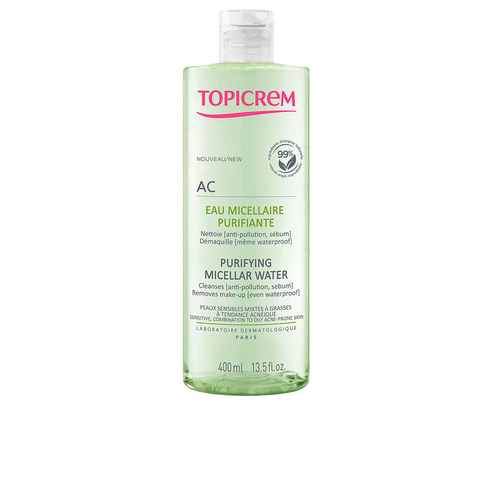 TOPICREM AC purifying micellar water in 400 ml , Facial Cosmetics by TOPICREM. Merkmale: . Verfügbar bei ParfümReich.