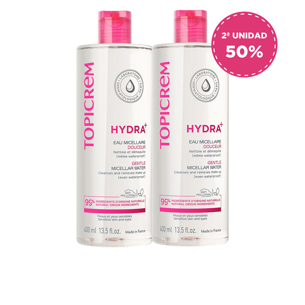 TOPICREM HYDRA+ SOFT MICELLAR WATER PACK 2 x 400 ml in , Facial Cosmetics by TOPICREM. Merkmale: . Verfügbar bei ParfümReich.