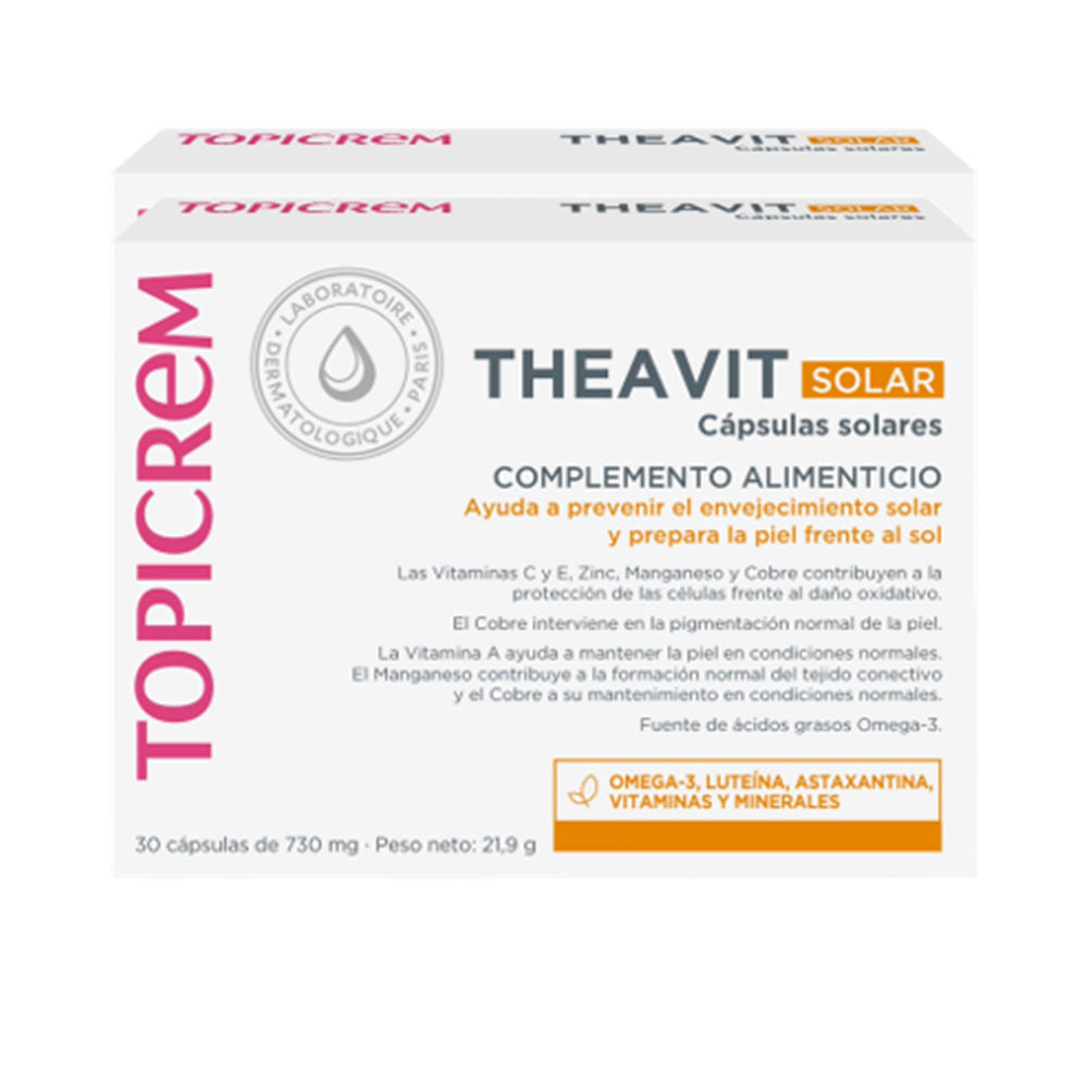 TOPICREM SUN PROTECT THEAVIT PACK 2 x 30 capsules in , Nutrition by TOPICREM. Merkmale: . Verfügbar bei ParfümReich.